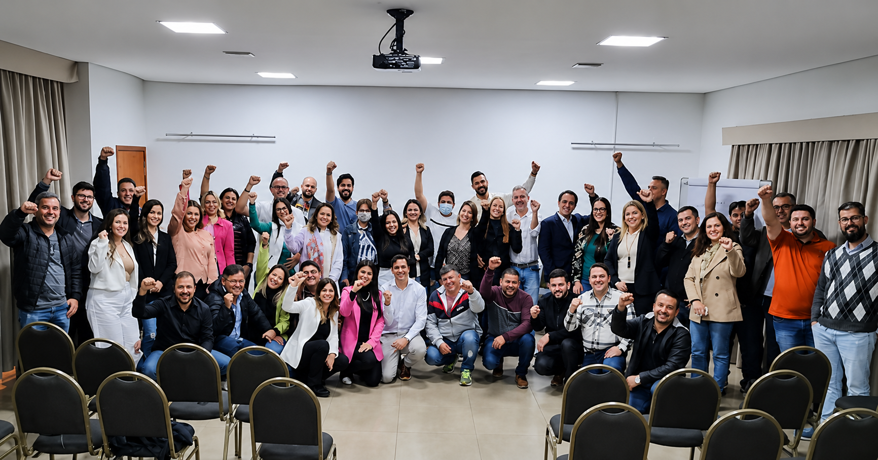 Equipe CNX Contabilidade reunida